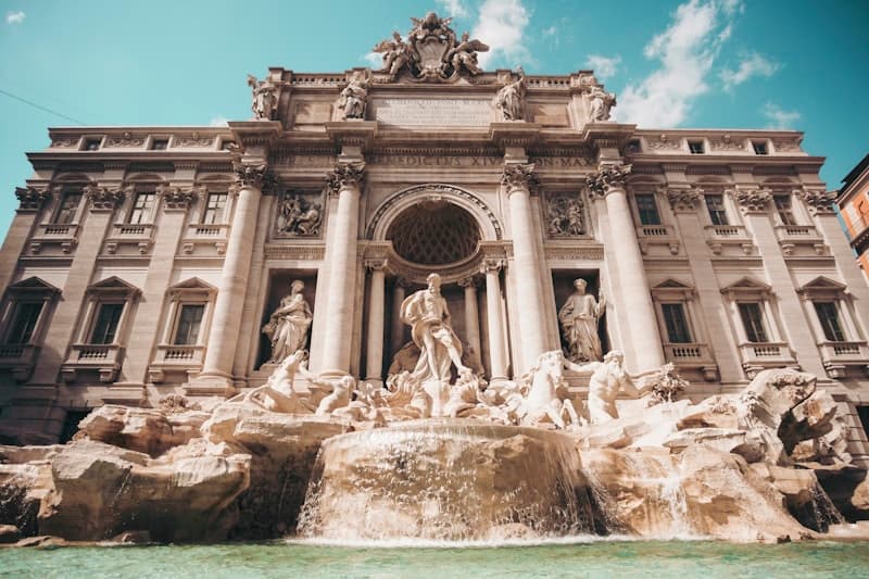 Fontana di Trevi, a photoshoot location in Rome